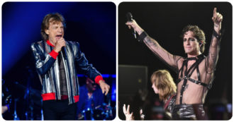 Copertina di Maneskin aprono il concerto dei Rolling Stones a Las Vegas, Mick Jagger li ‘incorona’: “Grazie mille ragazzi”