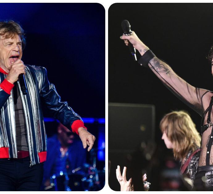 Maneskin aprono il concerto dei Rolling Stones a Las Vegas, Mick Jagger li ‘incorona’: “Grazie mille ragazzi”