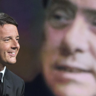 Copertina di Il Fatto di domani. San Renzi, martire della destra