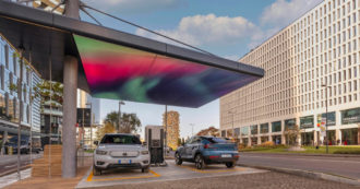 Copertina di Volvo, inaugurata la prima stazione di ricarica ultrafast nel centro di Milano