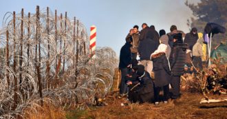 Bielorrusia, 4 mil migrantes en la frontera polaca.  Varsovia: 'Pagado por Minsk, pero Putin está detrás'.  La Unión Europea suspende visas para miembros del gobierno