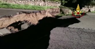 Copertina di Pioggia intensa in Sardegna, allagamenti e frane causano danni in Gallura: maxi voragine in strada ad Arzachena – Video
