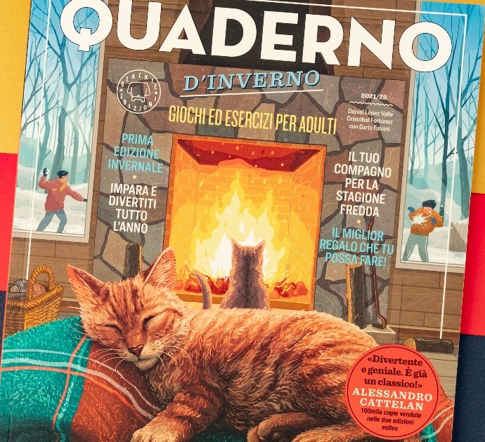 Il Quaderno d’inverno: Blackie Edizioni torna con nuovi giochi enigmistici, stavolta in tema natalizio e nevoso