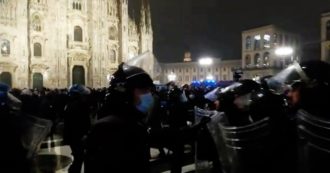 No Green pass, i manifestanti entrano in piazza Duomo a Milano: 3 arresti e 91 denunciati. Nessuna criticità in altre città