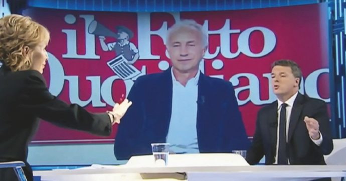 “Ottoemezzo”, Matteo Renzi non risponde sul dossieraggio e offende