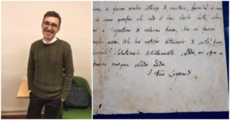 Copertina di Giacomo Leopardi 2.0, il poeta diventa digitale grazie a un dottorando di Macerata: “Da Firenze a Cambridge così ho catalogato circa 6000 pagine”