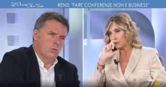 Renzi torna in tv, ma non risponde su soldi sauditi e dialogo con Dell’Utri. E insulta: “Conte? Scappa, è un coniglio mannaro”