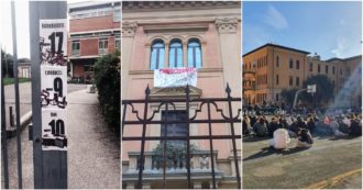 Copertina di A Pisa mancano le aule: gli istituti superiori si arrangiano nei laboratori. E i liceali del Dini occupano: ‘Ora soluzioni, no ai compromessi’