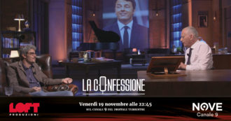 Copertina di Pif a La Confessione (Nove) di Peter Gomez: “Renzi? Il suo conflitto d’interessi mi sembra un pericolo per la democrazia: decida cosa fare nella vita”
