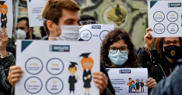 “Scaricati e sbeffeggiati”. La protesta dei navigator