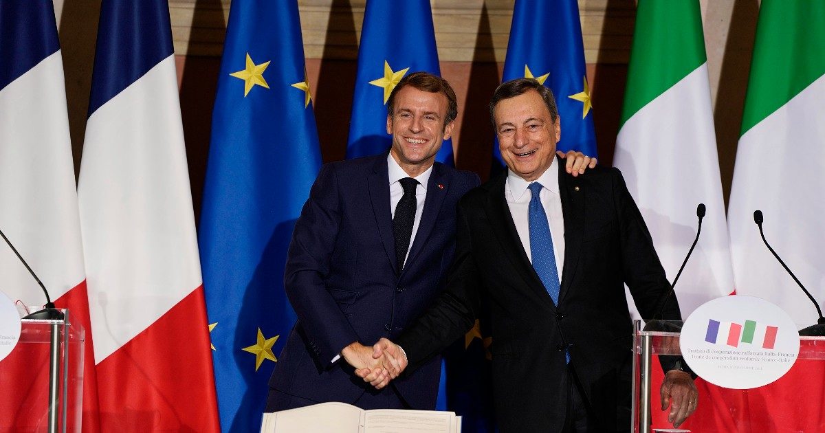 Trattato Quirinale, Italia e Francia puntano sul “sovranismo” (ma europeo). Dalla migrazione ai rapporti con le grandi potenze: Parigi guarda a Roma per rilanciare il progetto Ue