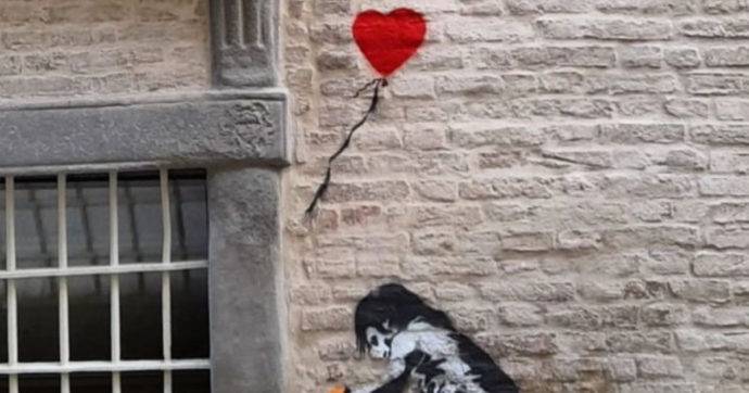Parma, sulle mura di Palazzo Tarasconi spunta un disegno di Banksy. Sarà autentico? “Lo sapremo a breve”