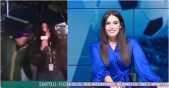 Copertina di Greta Beccaglia, è indagato per violenza sessuale il tifoso 45enne che ha molestato la giornalista in diretta tv