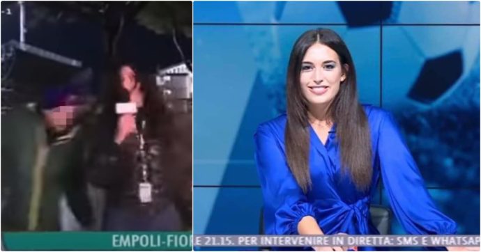 Greta Beccaglia, è indagato per violenza sessuale il tifoso 45enne che ha molestato la giornalista in diretta tv