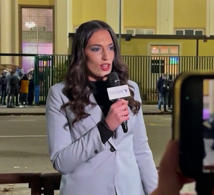 Greta Beccaglia, la giornalista torna in collegamento con Toscana Tv: “Felice di fare di nuovo il mio lavoro”