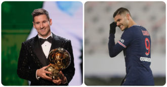 Copertina di Lionel Messi festeggia il pallone d’oro ma scoppia la polemica: “Ha invitato tutti tranne Icardi e Wanda Nara”