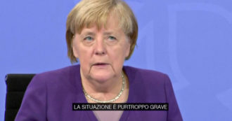 Copertina di Covid, Merkel: “Se fossimo nella situazione dell’Italia mi sentirei meglio” – Video