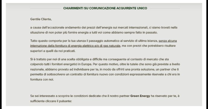 Green Network, la crisi del venditore di elettricità e gas tra rincari e garanzie insufficienti: che fine fanno i 300mila clienti