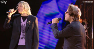 Copertina di X Factor 2021, l’emozionante duetto di gIANMARIA e Samuele Bersani con “Spaccacuore”