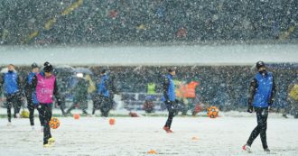 Copertina di Champions, Atalanta-Villareal rinviata: troppa neve a Bergamo. Si giocherà giovedì