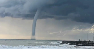 Copertina di Tromba d’aria a Ostia e Fiumicino: il vortice a poche centinaia di metri dalla costa – Video