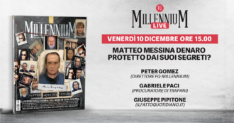 Copertina di “Matteo Messina Denaro protetto dai suoi segreti?”. Millennium Live con il procuratore Paci, Giuseppe Pipitone e Peter Gomez