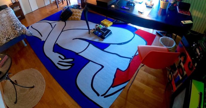 Drigo dei Negrita è un artista a 360 gradi: ora ha inaugurato una linea di tappeti tutti suoi
