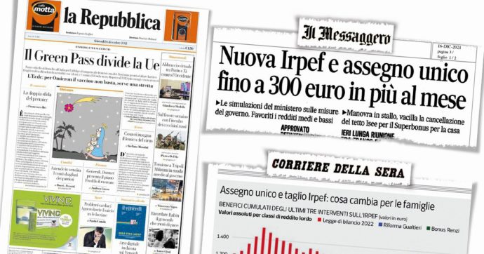 Copertina di Sciopero: sulla stampa scompare, c’è solo la velina del Tesoro