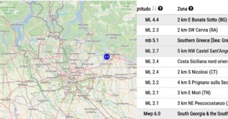 Terremoto in Lombardia, epicentro a Bonate Sotto: la scossa di magnitudo 4.4 avvertita anche a Milano e nell’hinterland