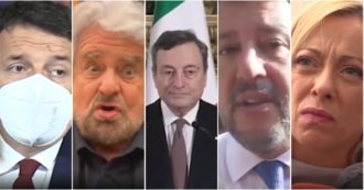 Copertina di Un anno di politica – La manovra di Renzi per far cadere Conte, l’arrivo di Draghi, le crisi dei partiti. Fino all’affossamento del ddl Zan. Il video blob