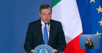 Draghi vuole andare al Quirinale: “L’opera del governo può continuare al di là di chi lo guida. Se la maggioranza si spacca sul Colle, poi difficile che si ricomponga”