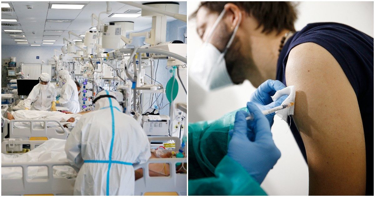 Covid, l’effetto del vaccino nel confronto con il 2020: tra l’1 ottobre e Natale 30mila morti in meno e 15mila posti letto in più liberi