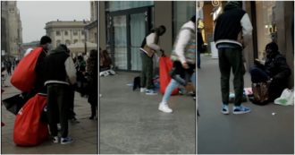 Copertina di Milano, l’iniziativa del tiktoker Kabi Lame per i senzatetto: “Se avete la possibilità di aiutare qualcuno che ha bisogno fatelo”