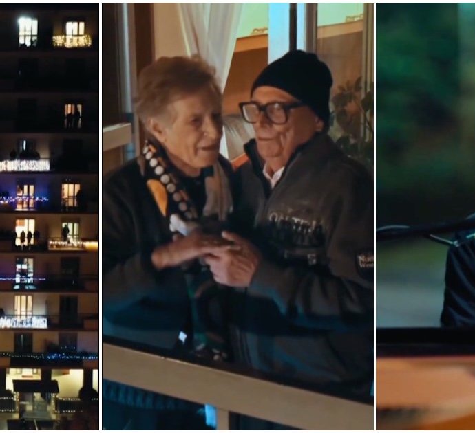 Si amano da 74 anni, serenata a sorpresa di Ultimo per la coppia record di Torino. Si presenta sotto al palazzo e canta “Supereroi”