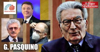 Copertina di Gianfranco Pasquino: “Pd e la malattia del renzismo? D’Alema ha ragione, inadeguata la risposta di Letta. Renzi? Non ha cultura politica”