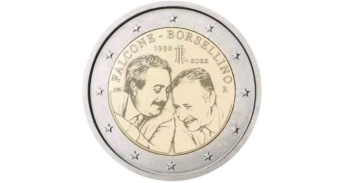 Euro, in circolazione 3 milioni di monete dedicate a Falcone e Borsellino: l’omaggio ai due magistrati vittime della mafia