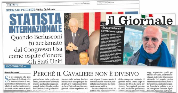 “Silvio for president” Il Giornale tira la volata fino al Congresso Usa