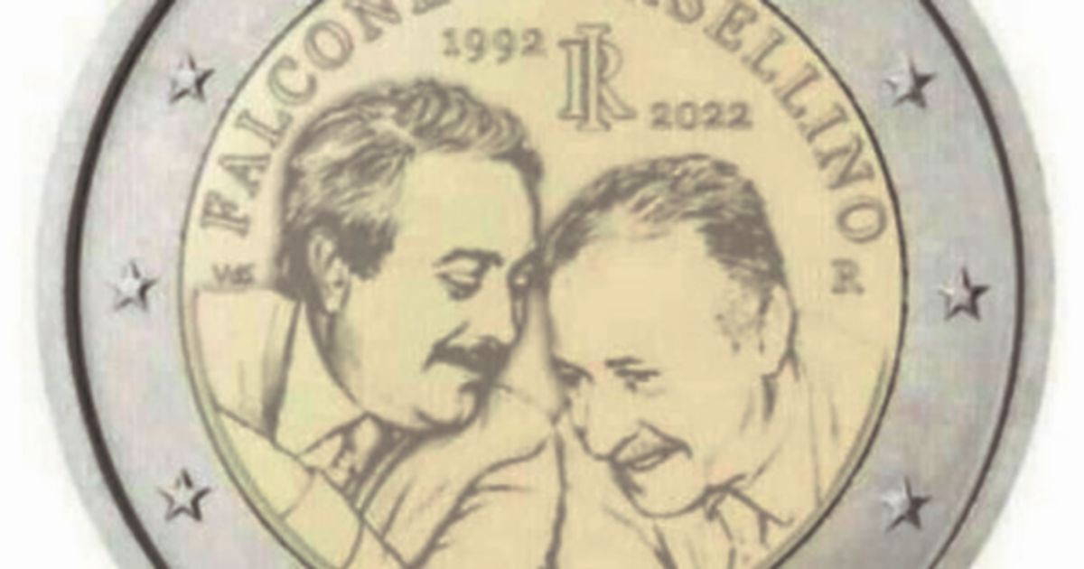 Falcone e Borsellino, una moneta da 2 euro per ricordare il sacrificio dei due giudici a trent’anni dalla loro scomparsa