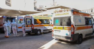 Coronavirus, gli ospedali di Palermo in tilt: fila di ambulanze fuori dal Cervello e spuntano le tende da campo per accogliere i contagiati