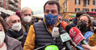 Copertina di Salvini stoppa la corsa di Draghi al Quirinale: “Non può abbandonare a lavori in corso”