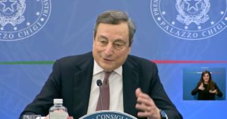 Draghi ai giornalisti: “Mi scuso per non aver fatto conferenza stampa dopo il Consiglio dei ministri. Abbiamo sottovalutato le attese”