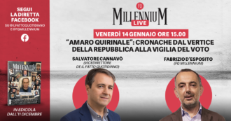 Copertina di “Amaro Quirinale”, il podcast: cronache dal vertice della Repubblica alla vigilia del voto. Segui la diretta di Millennium Live