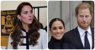 Copertina di Principe Harry e Meghan Markle, il silenzio per il compleanno di Kate Middleton: “Solo una videochiamata, è stato tenuto tutto segreto”