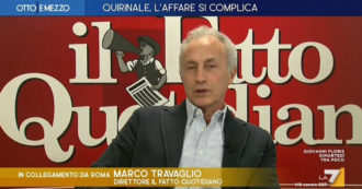 Copertina di Travaglio a La7: “Berlusconi al Colle? Non se ne dovrebbe parlare. Con la politica non c’entra, è uomo d’azienda che ha commesso reati”