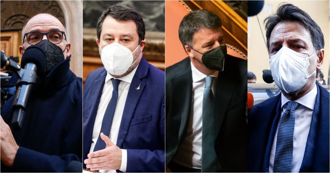 Quirinale, si tratta per un nome di “alto profilo” e un “patto di legislatura”: da Salvini a Conte prove dei leader per la grande intesa