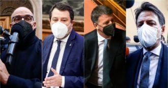 Quirinale, si tratta per un nome di “alto profilo” e un “patto di legislatura”: da Salvini a Conte prove dei leader per la grande intesa