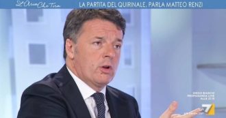 Copertina di Quirinale, Renzi a La7: “Se centrodestra fa nome per l’interesse del Paese, lo voto. E credo anche il Pd. Entro venerdì avremo un Presidente”