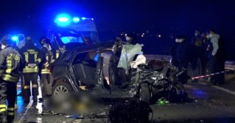 Copertina di Tragico incidente nel Bresciano: auto si scontra con un pullman. Morti cinque giovanissmi, tutti tra i 17 e i 22 anni
