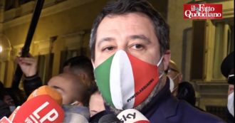 Copertina di Quirinale, il no di Salvini a Draghi: “Toglierlo dall’incarico di presidente del Consiglio sarebbe pericoloso. Sto raccogliendo rosa di nomi”