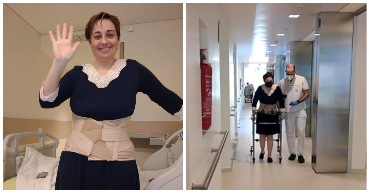 Benedetta Rossi, ecco come sta la food influencer dopo l'intervento: la  prima foto in ospedale con il deambulatore - Il Fatto Quotidiano